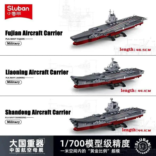  Hot Sluban Blocks Military Series Aircraft Carrier Model Toy -  ToylandEU™