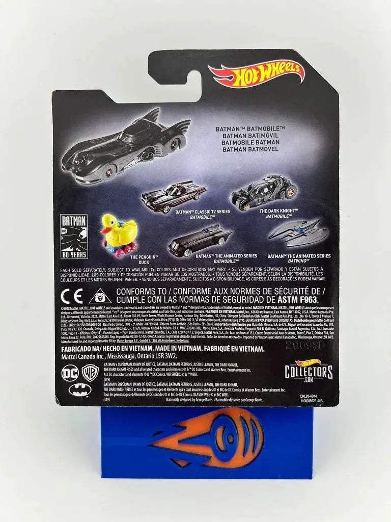 Hot Wheels Batman Batmobile 80 Years Edition Matte Black - ToylandEU