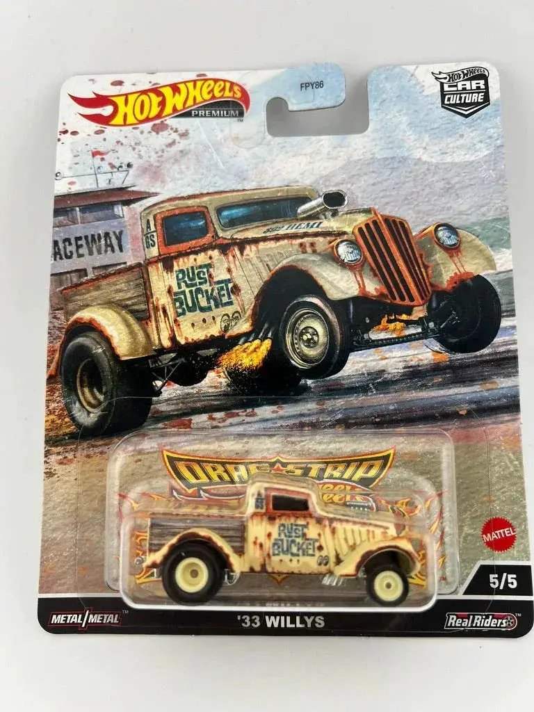 Hot Wheels Car Culture Dragstrip Demons Real Riders FiveCar Set - ToylandEU