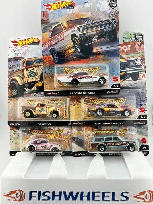  Hot Wheels Car Culture Dragstrip Demons Real Riders Set -  ToylandEU™