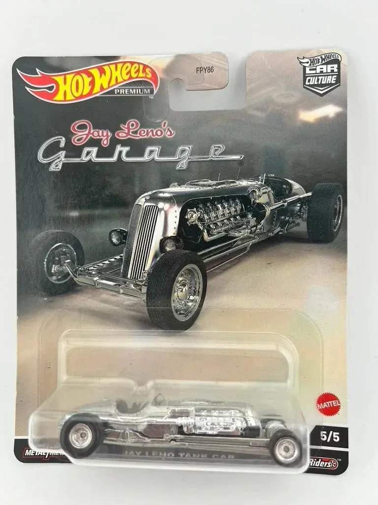 Hot Wheels Car Culture Jay Leno Tank Car Chrome Diecast - ToylandEU