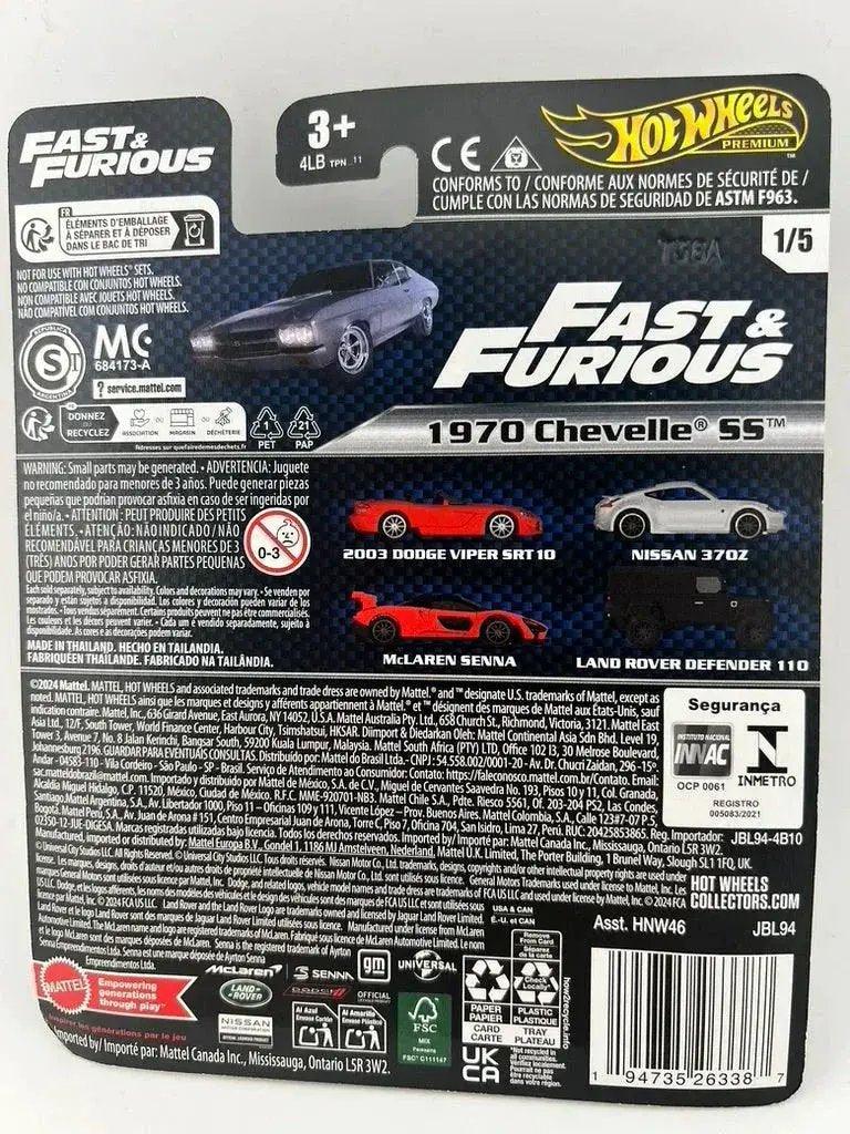  Hot Wheels Fast And Furious Chevelle SS Premium -  ToylandEU™