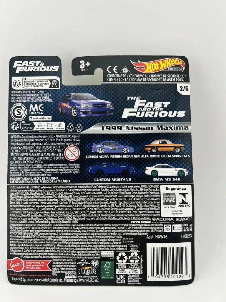  Hot Wheels Fast And Furious Nissan Maxima Premium Metal -  ToylandEU™