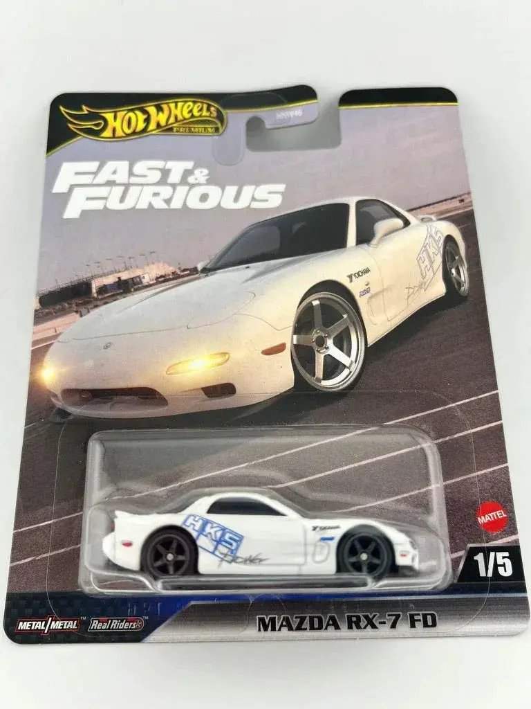Hot Wheels Fast Furious Five Car Set With Film Liveries - ToylandEU