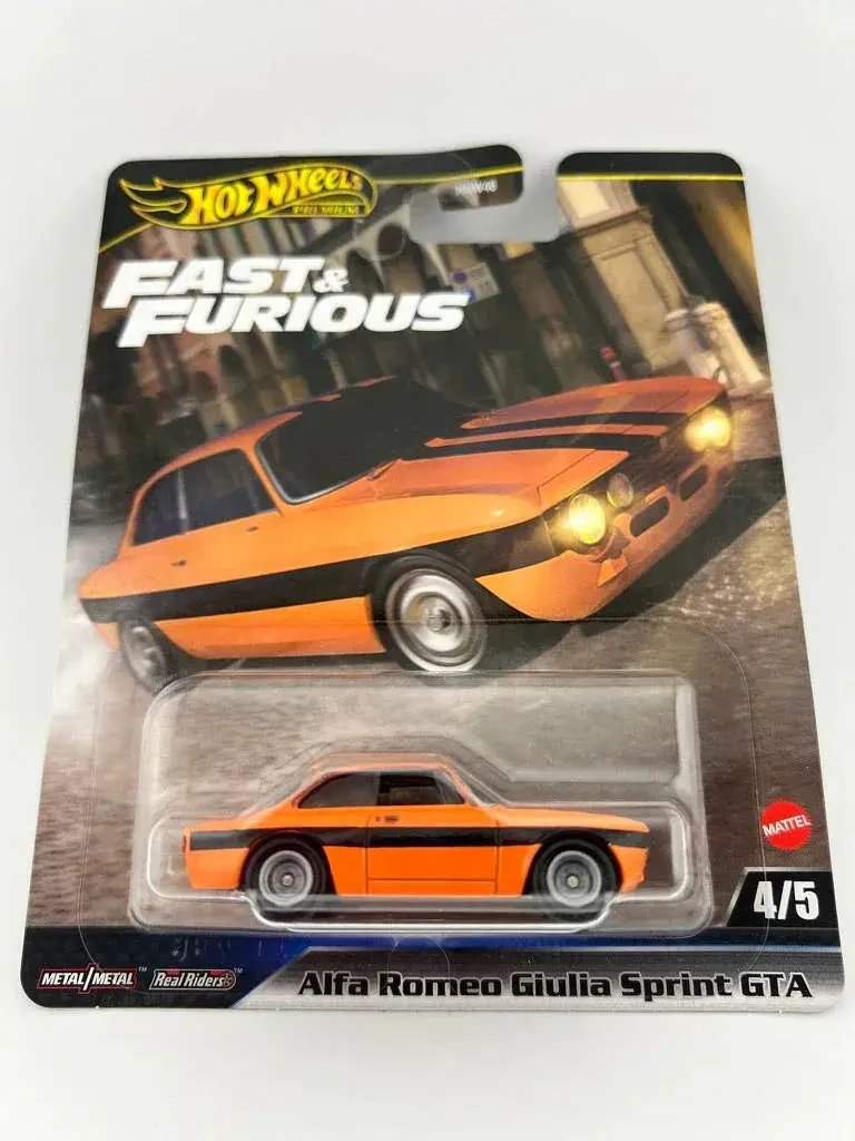 Hot Wheels Fast Furious Five Car Set With Film Liveries - ToylandEU