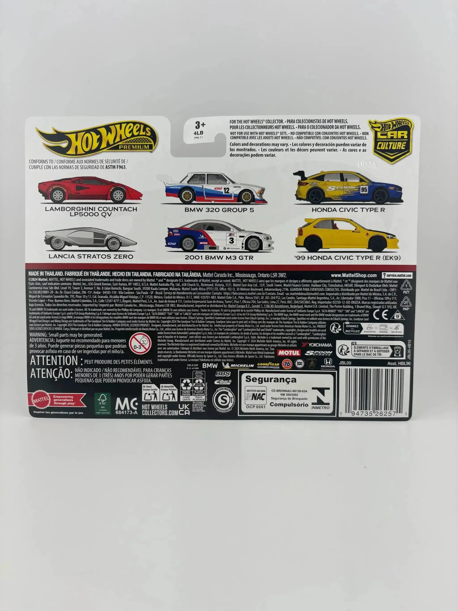 Hot Wheels Honda Civic Type R Car Culture 2-Pack EK9 - ToylandEU