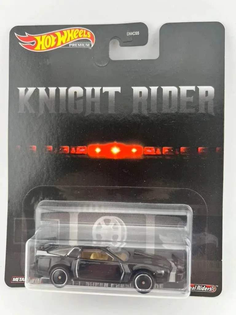 Hot Wheels KITT Knight Rider Super Pursuit Mode Real Riders - ToylandEU