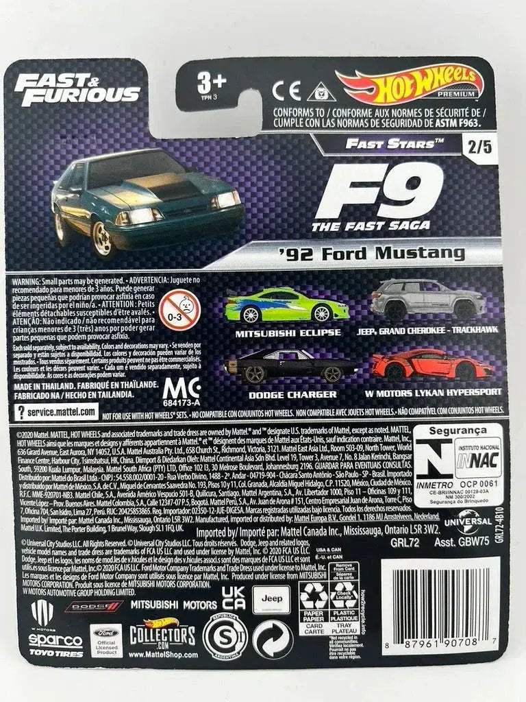 Hot Wheels Metallic Teal Ford Mustang 92 Real Riders - ToylandEU