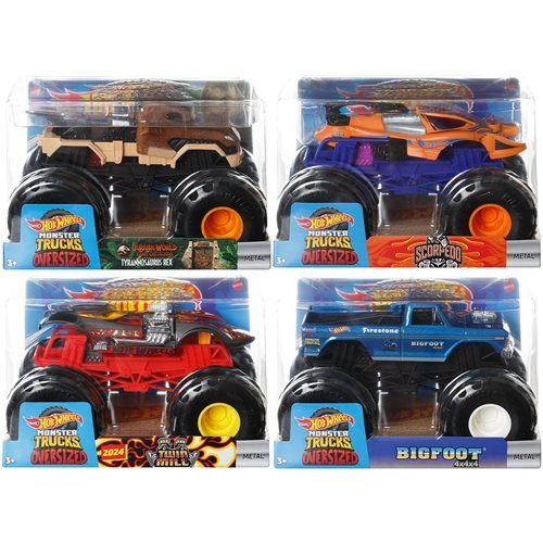 Hot Wheels Monster Trucks 1:24 Scale Vehicle 2024 - Select Vehicle(s) - ToylandEU