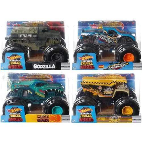 Hot Wheels Monster Trucks 1:24 Scale Vehicle 2024 - Select Vehicle(s) - ToyShnip