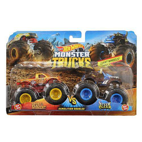 Hot Wheels Monster Trucks Demolition Doubles 2 Pack Battle - ToylandEU