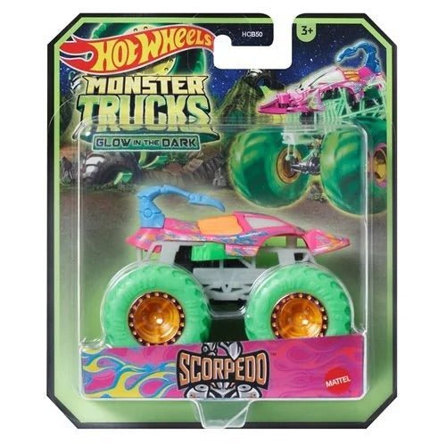 Hot Wheels Monster Trucks Glow In The Dark Collectible Vehicles - ToylandEU