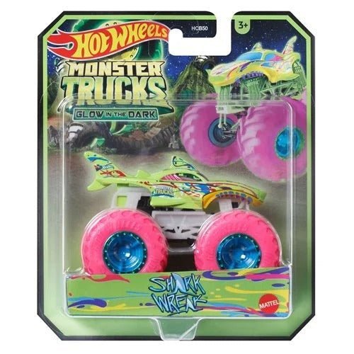 Hot Wheels Monster Trucks Glow In The Dark Collectible Vehicles - ToylandEU