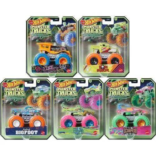Hot Wheels Monster Trucks Glow-in-the-Dark 1:64 Scale Vehicle 2024 - Select Vehicle(s) (6281) - ToyShnip
