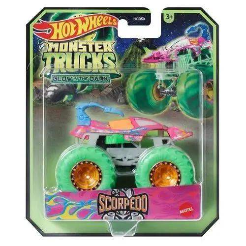 Hot Wheels Monster Trucks Glow-in-the-Dark 1:64 Scale Vehicle 2024 - Select Vehicle(s) (6281) - ToyShnip
