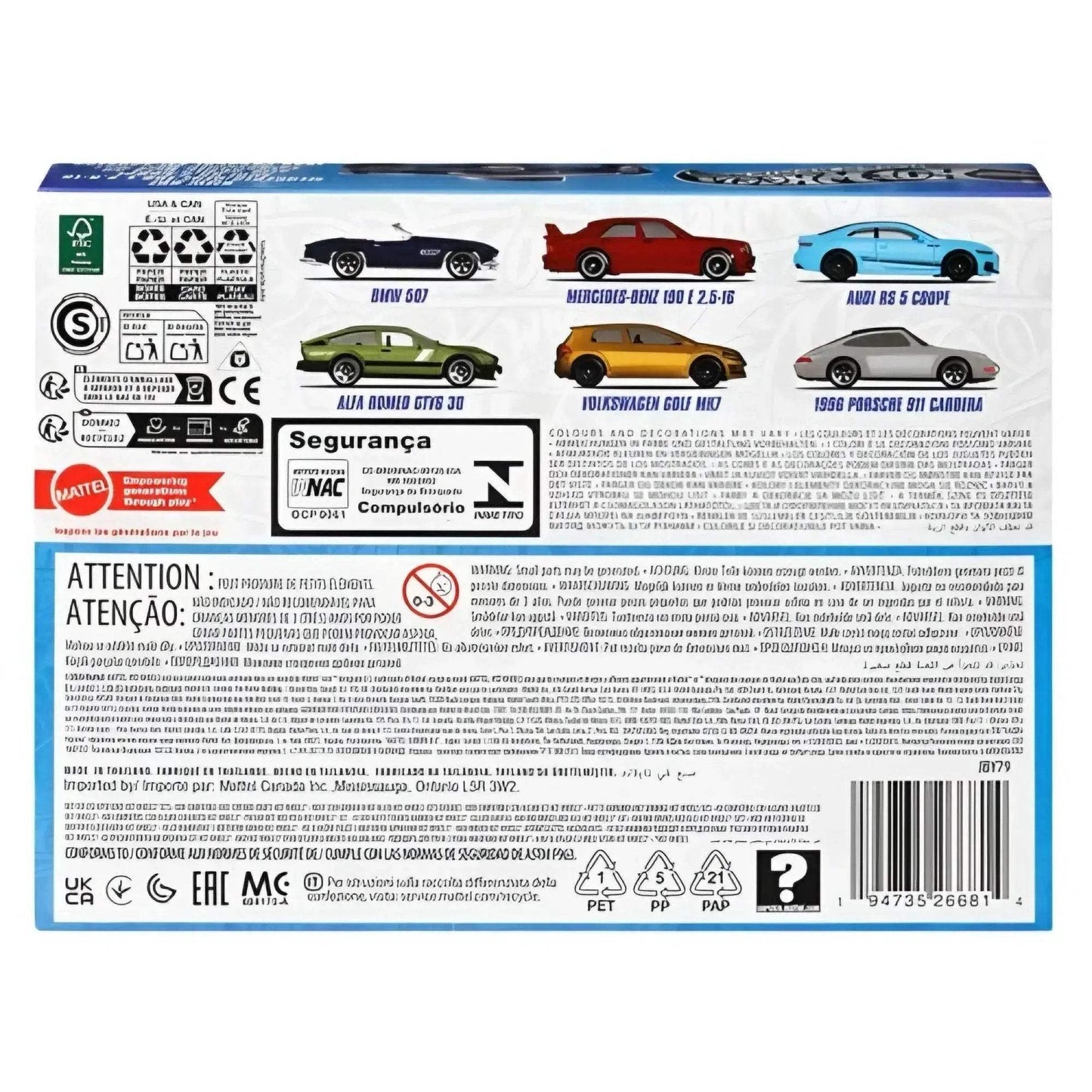 Hot Wheels Euro Style Die-Cast Cars Deluxe Multipack - ToylandEU