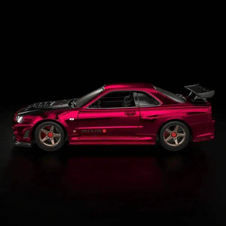 Hot Wheels Nissan Skyline GTR BNR34 Spectraflame Red Line Club - ToylandEU