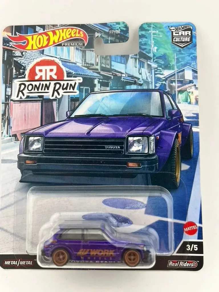 Hot Wheels Toyota Starlet KP61 Ronin Run Premium Edition - ToylandEU