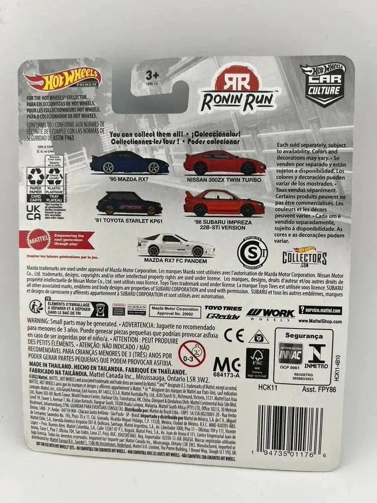  Hot Wheels Toyota Starlet KP61 Ronin Run Stance -  ToylandEU™