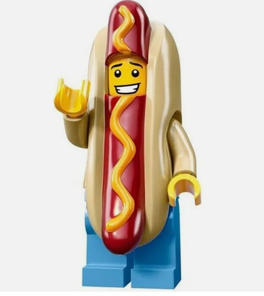Custom Standard Size Figure Hotdog Guy ABS Plastic Collectible Figure For LEGO Compatible Displays - ToylandEU