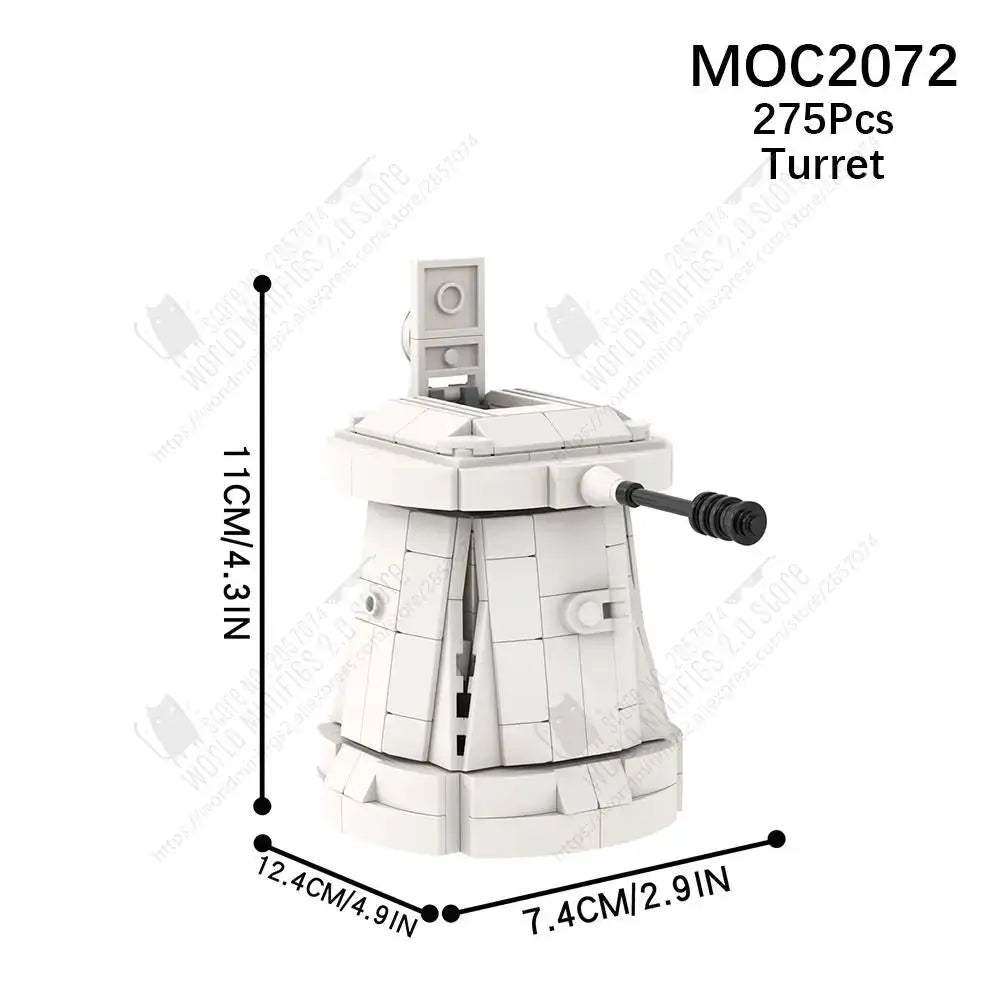  Hoth Turret Defense Tower Building Blocks Set For Kids -  ToylandEU™