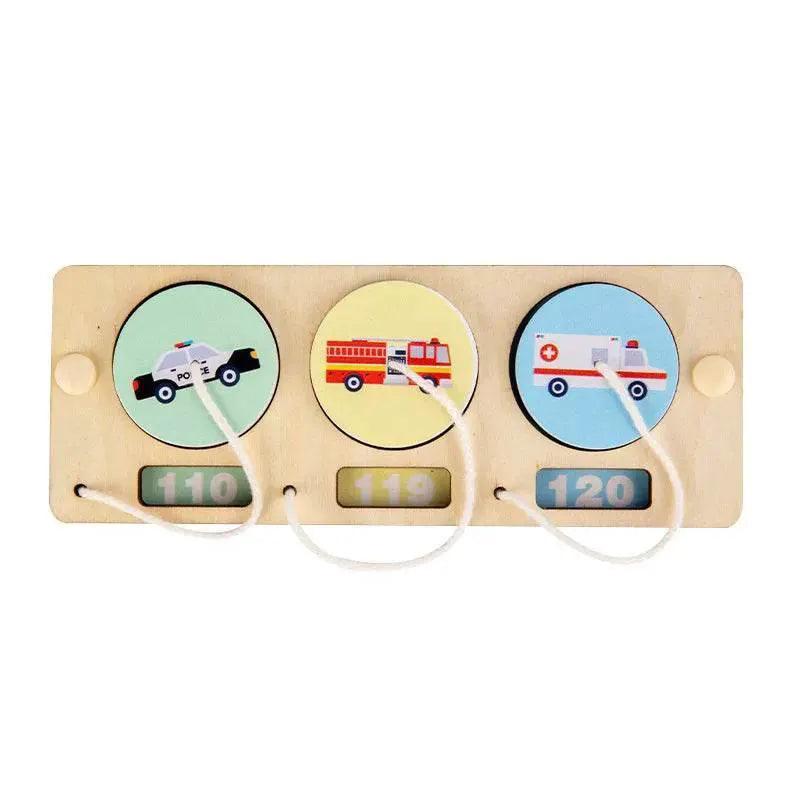  Hourgla Montessori Busy Board DIY Accessories Early Learning Toy Shoe Maze Puzzle Brain Game -  ToylandEU™