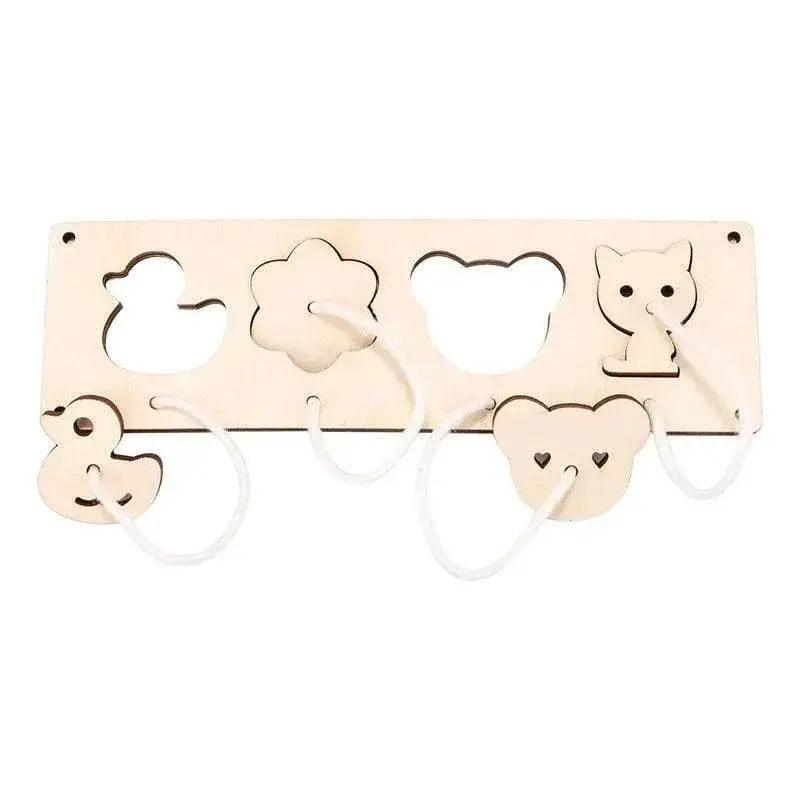  Hourgla Montessori Busy Board DIY Accessories Early Learning Toy Shoe Maze Puzzle Brain Game -  ToylandEU™