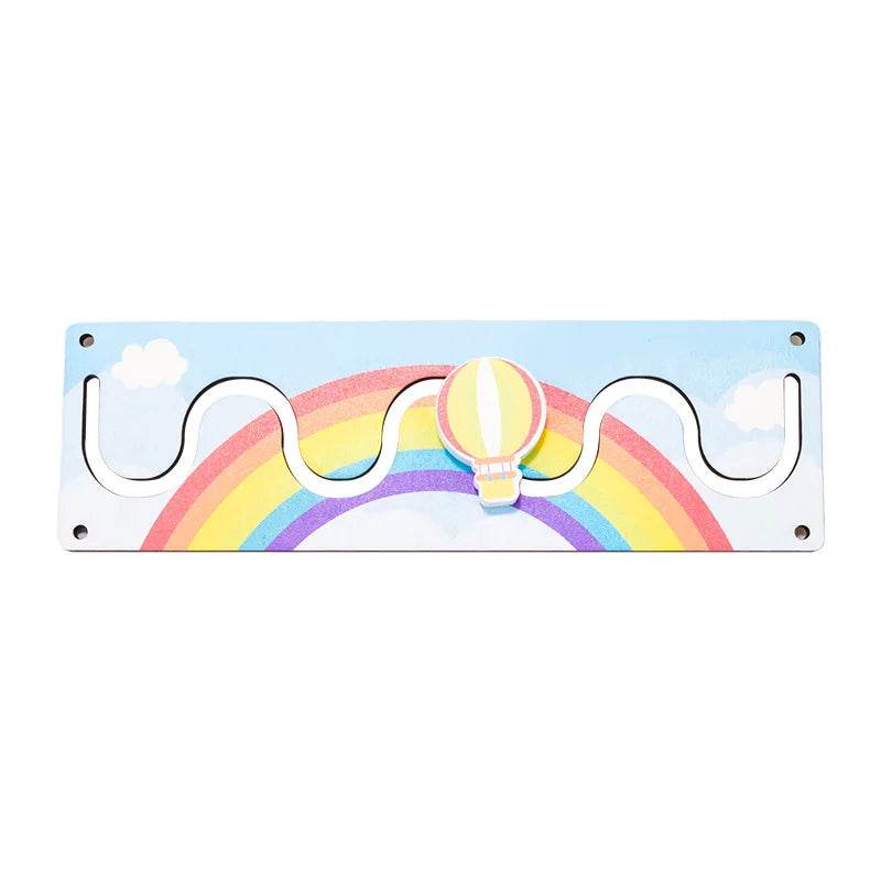 Montessori Busy Board DIY Accessories Early Learning Toy Matching Puzzle Kindergarten Education Hourgla Shoe Maze Brain Game Toy - ToylandEU