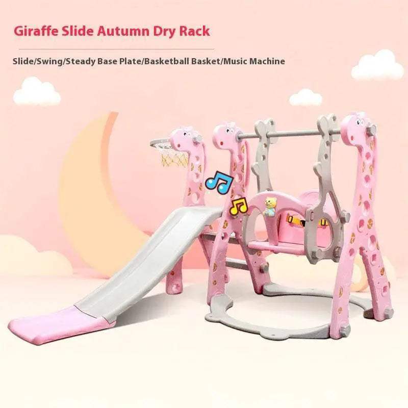 Household Children's Toys Slide Indoor Outdoor Giraffe Swing - ToylandEU