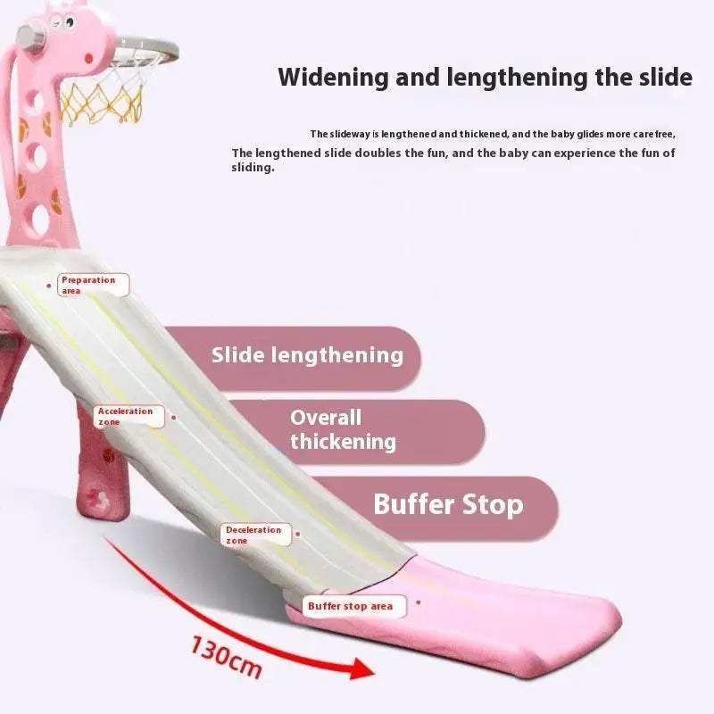 Household Children's Toys Slide Indoor Outdoor Giraffe Swing - ToylandEU
