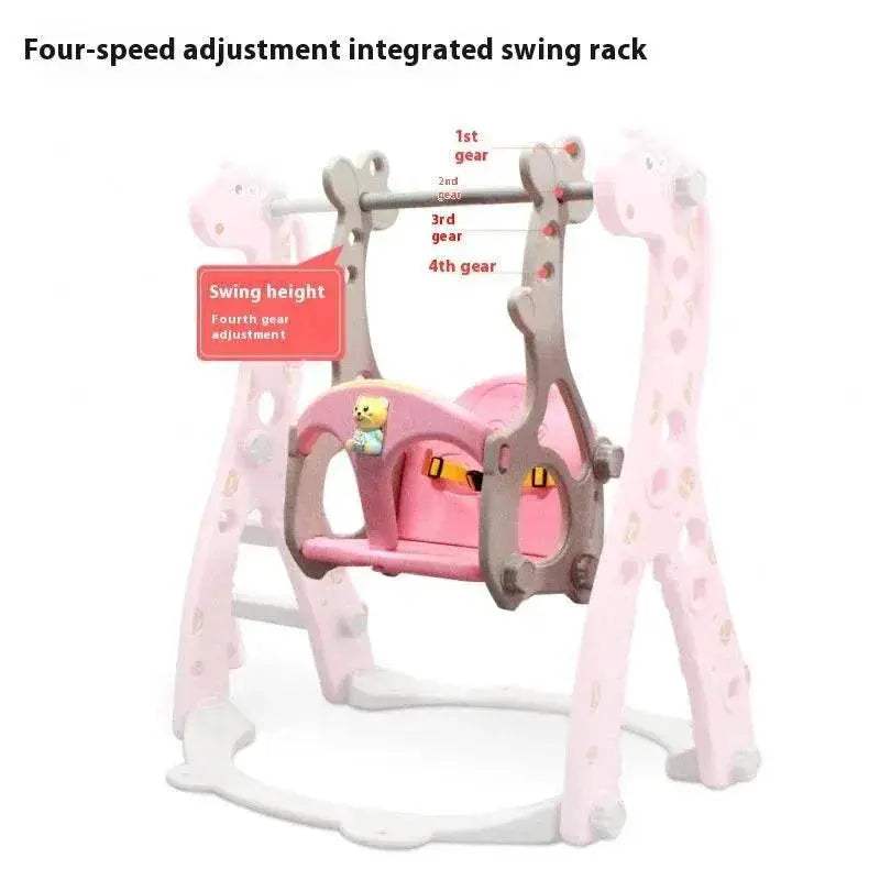 Household Children's Toys Slide Indoor Outdoor Giraffe Swing - ToylandEU