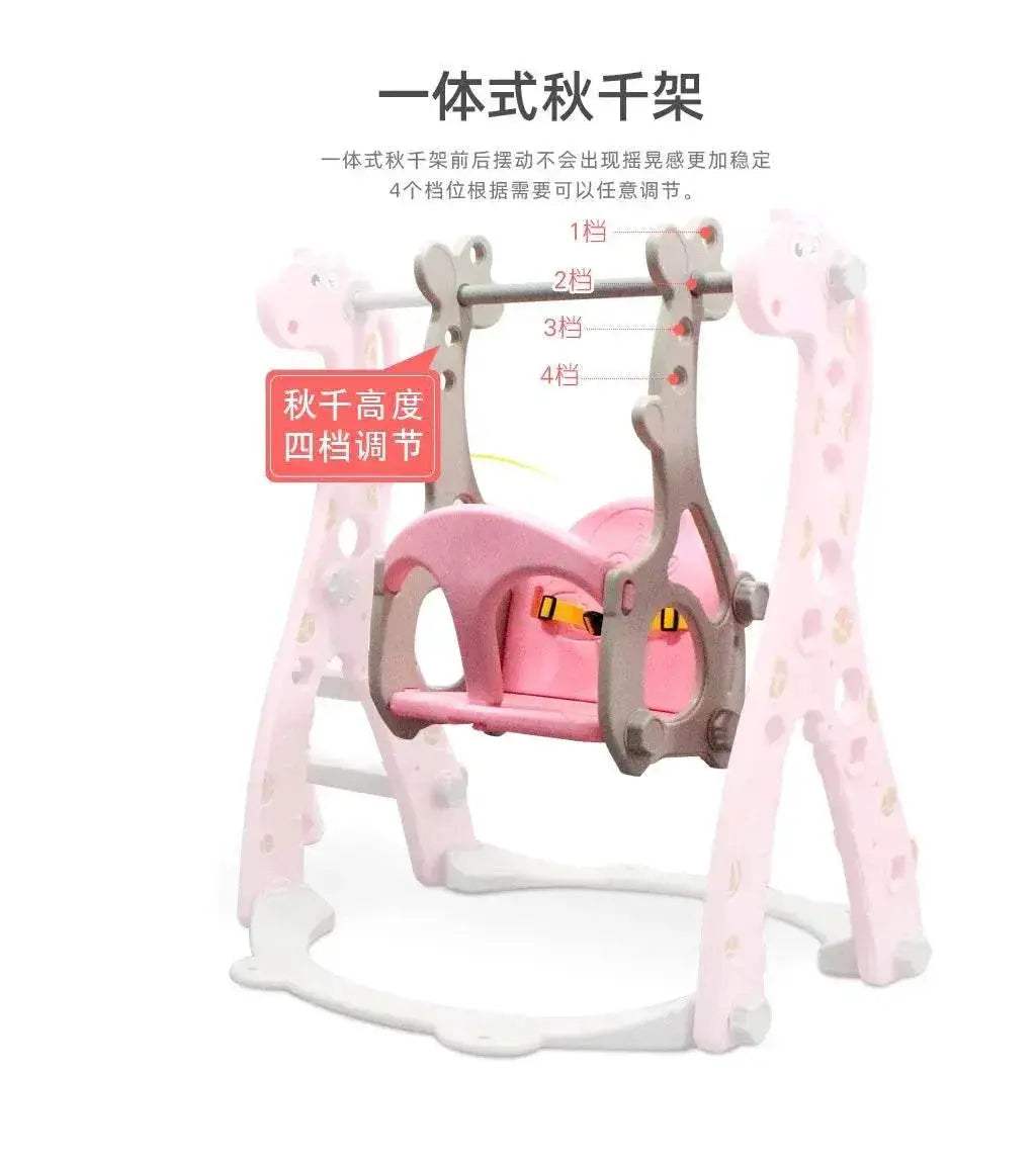 Household Children's Toys Slide Indoor Outdoor Giraffe Swing - ToylandEU