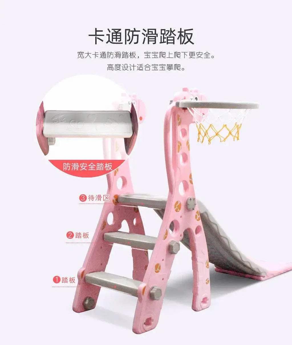 Household Children's Toys Slide Indoor Outdoor Giraffe Swing - ToylandEU