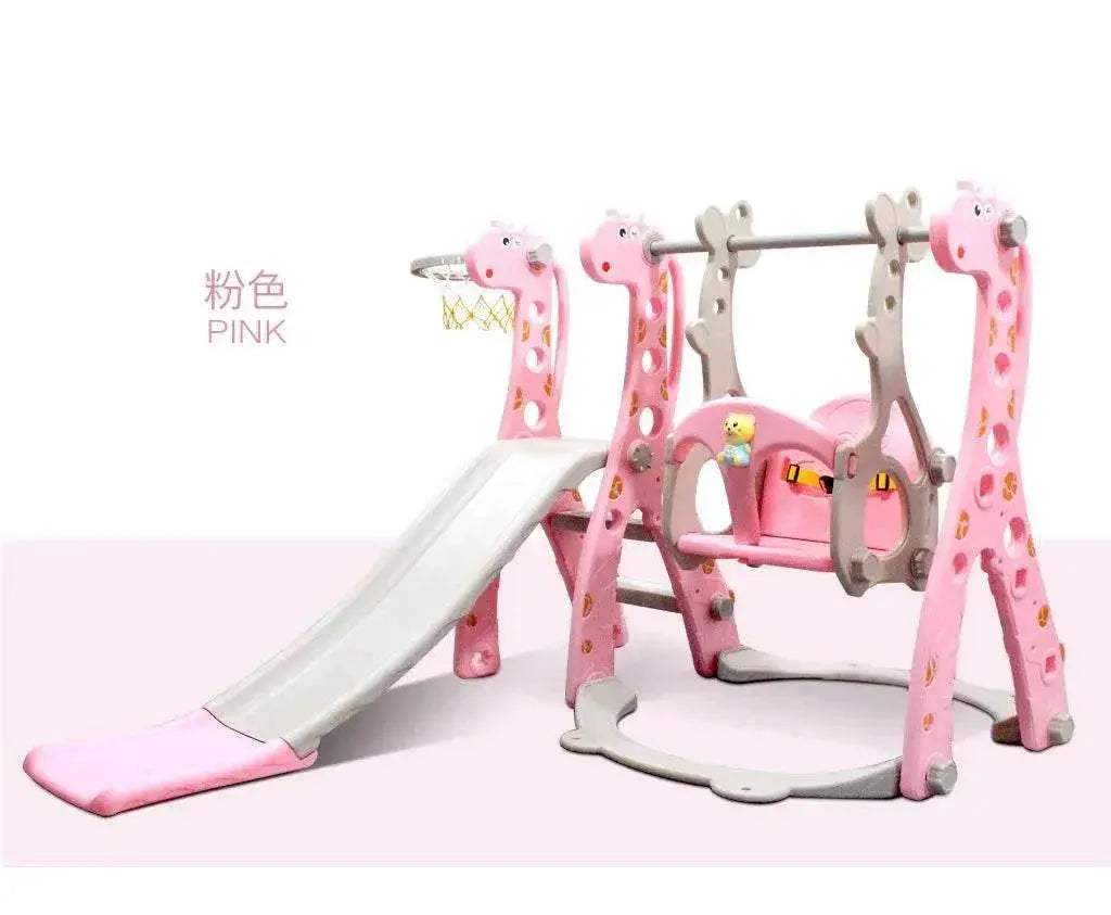 Household Children's Toys Slide Indoor Outdoor Giraffe Swing - ToylandEU