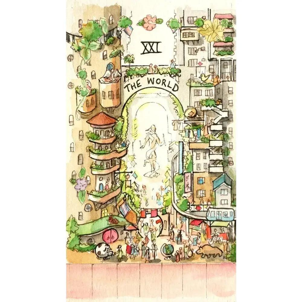  Housing Tarot Deck 78 Cards With Green Gilded Edges -  ToylandEU™