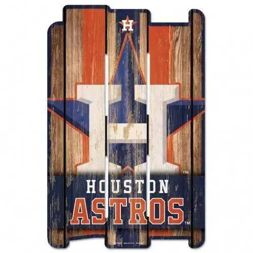  Houston Astros 11x17 Wood Fence Sign Retro Whitewash -  ToylandEU™