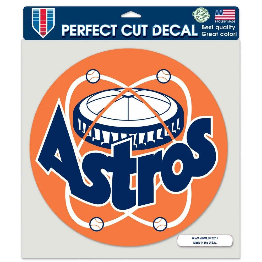 Houston Astros 8x8 Decal Perfect Cut Color Cooperstown - ToylandEU