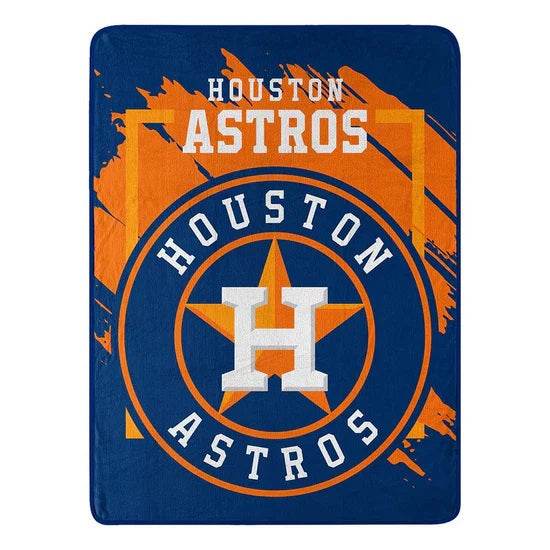 Houston Astros Blanket 46x60 Micro Raschel Design Pattern - ToylandEU