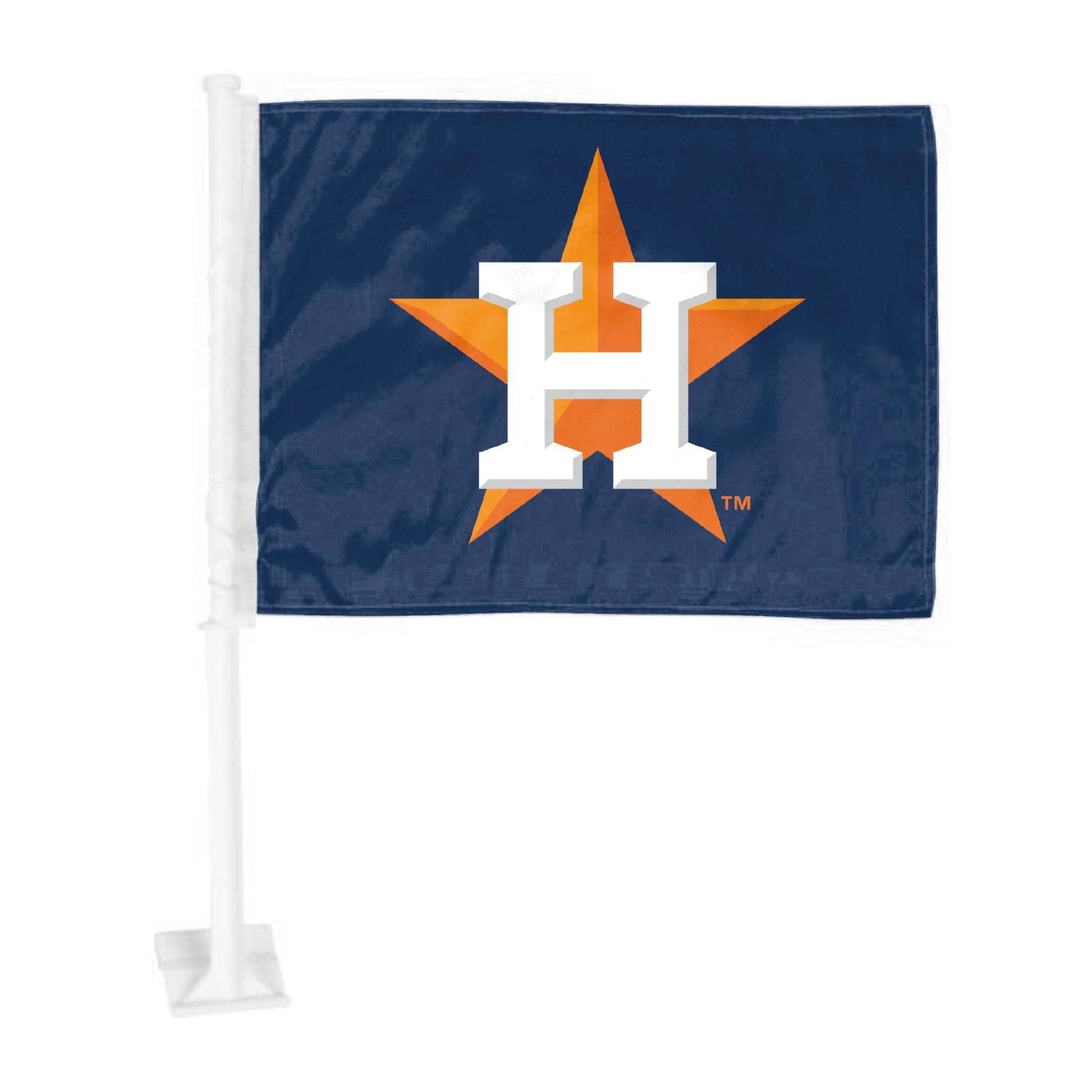 Houston Astros Car Flag With Primary Logo Nylon Durable - ToylandEU