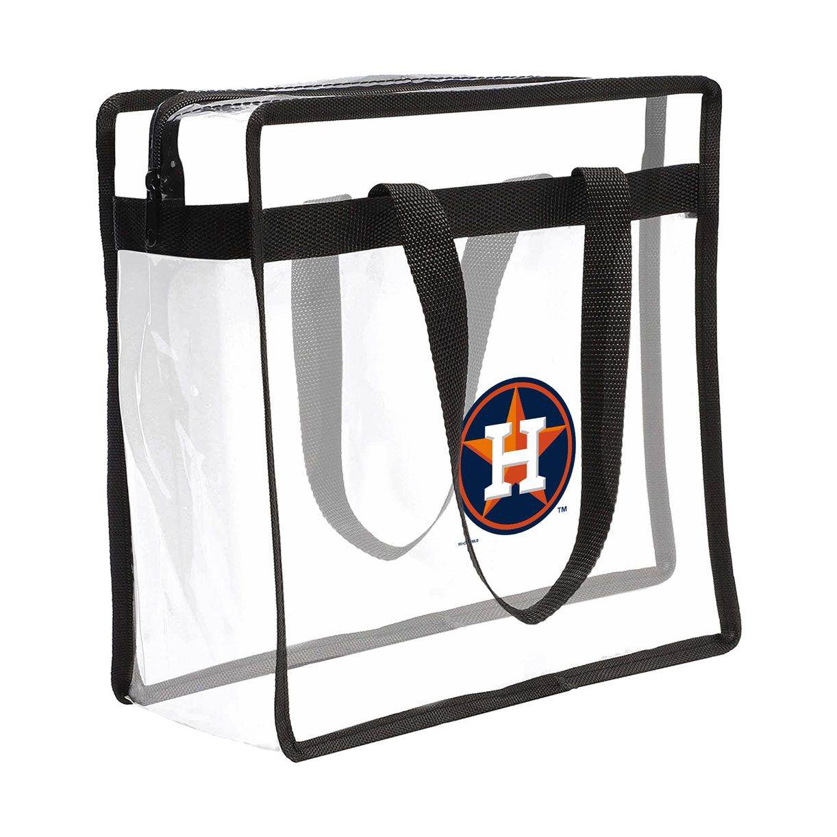 Houston Astros Clear Stadium Tote Bag With Top Zip - ToylandEU