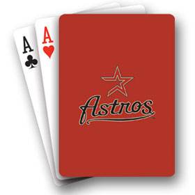 Houston Astros Diamond Plate Playing Cards Official Deck - ToylandEU