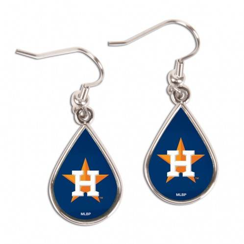 Houston Astros Earrings Tear Drop Style Special Order - ToylandEU