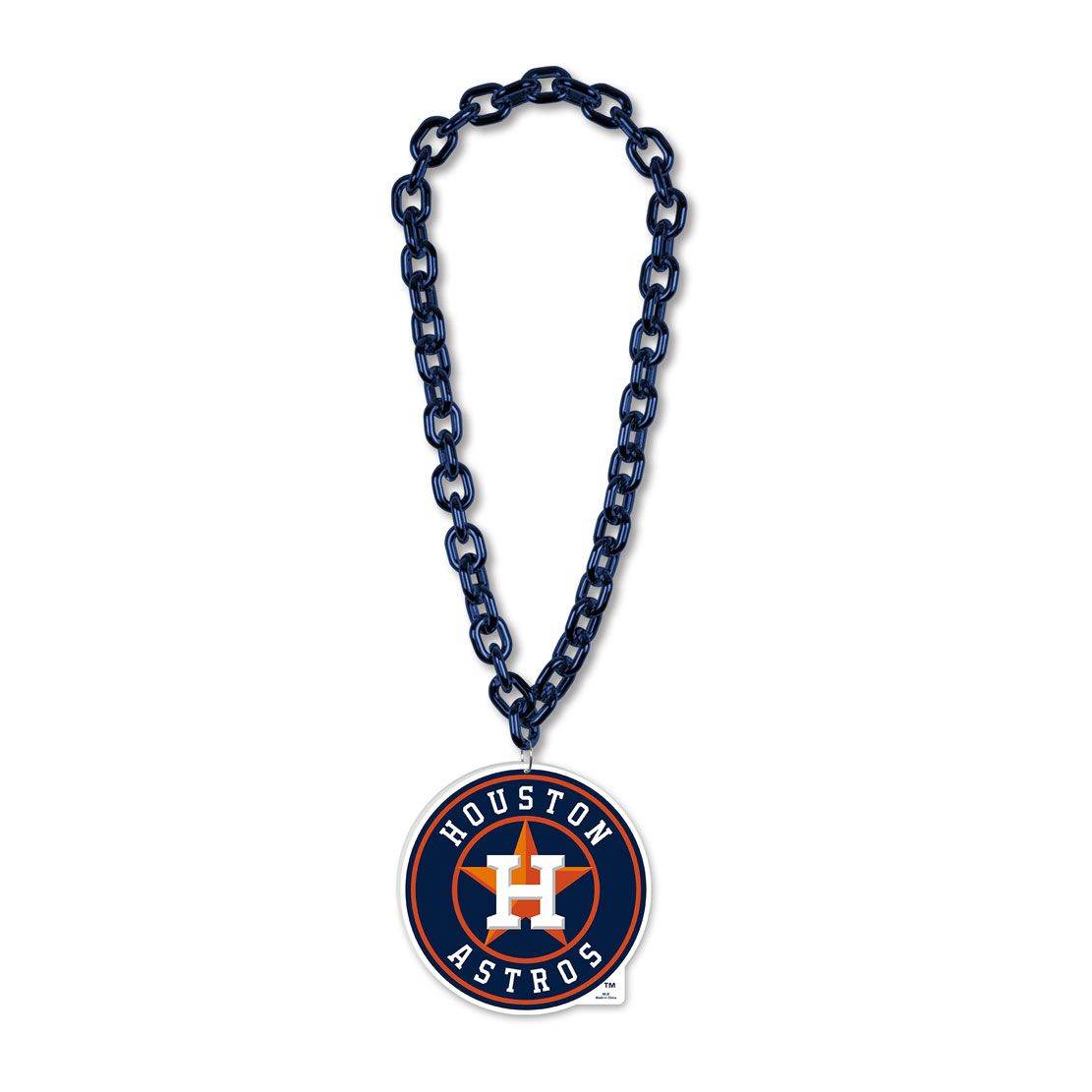 Houston Astros Foam Logo Necklace Big Fan Chain Game Day - ToylandEU