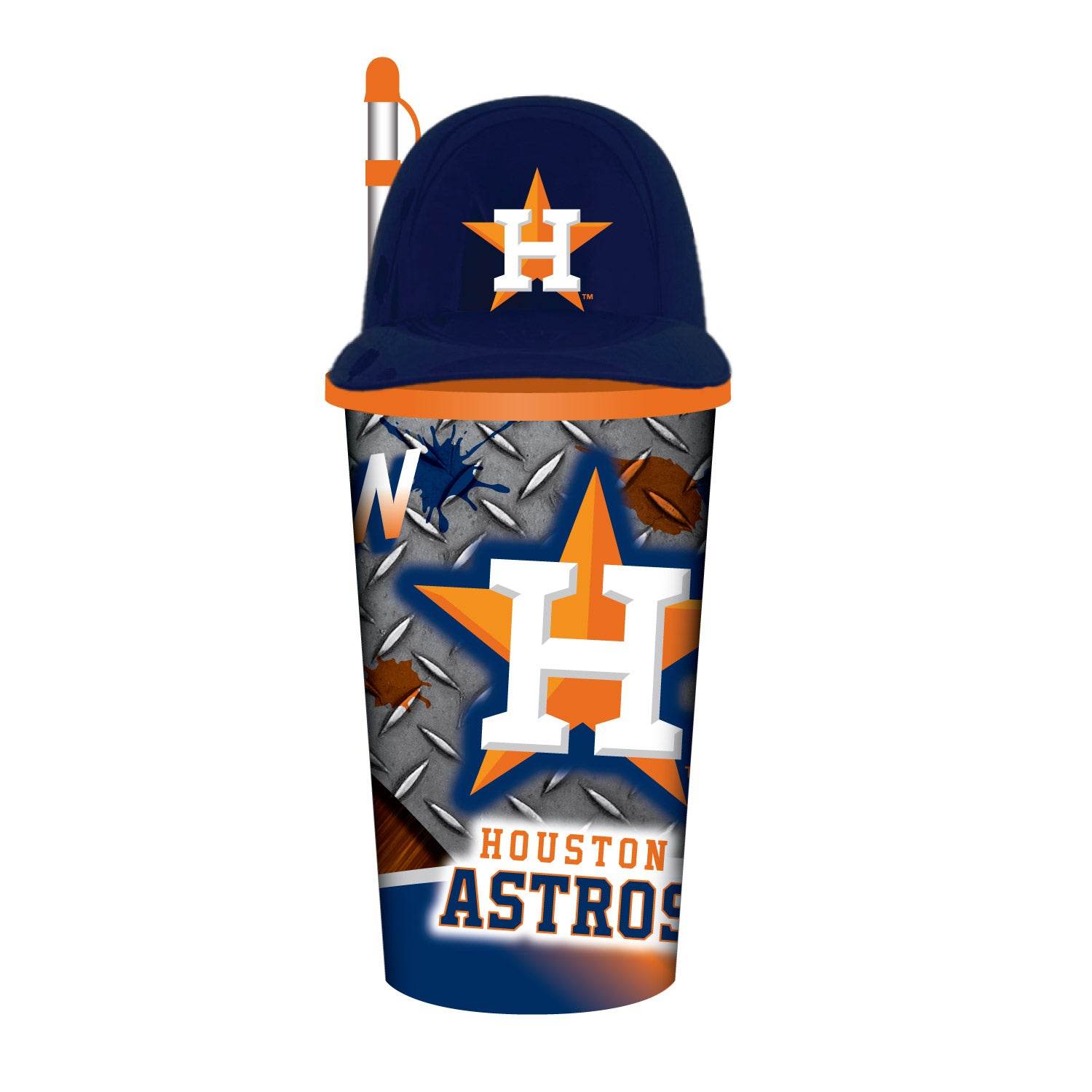 Houston Astros Helmet Cup 32oz Plastic With Straw Lid - ToylandEU