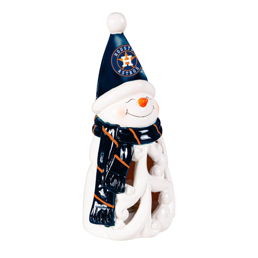 Houston Astros LED Snowman Statue 8 Inch with Logo - ToylandEU