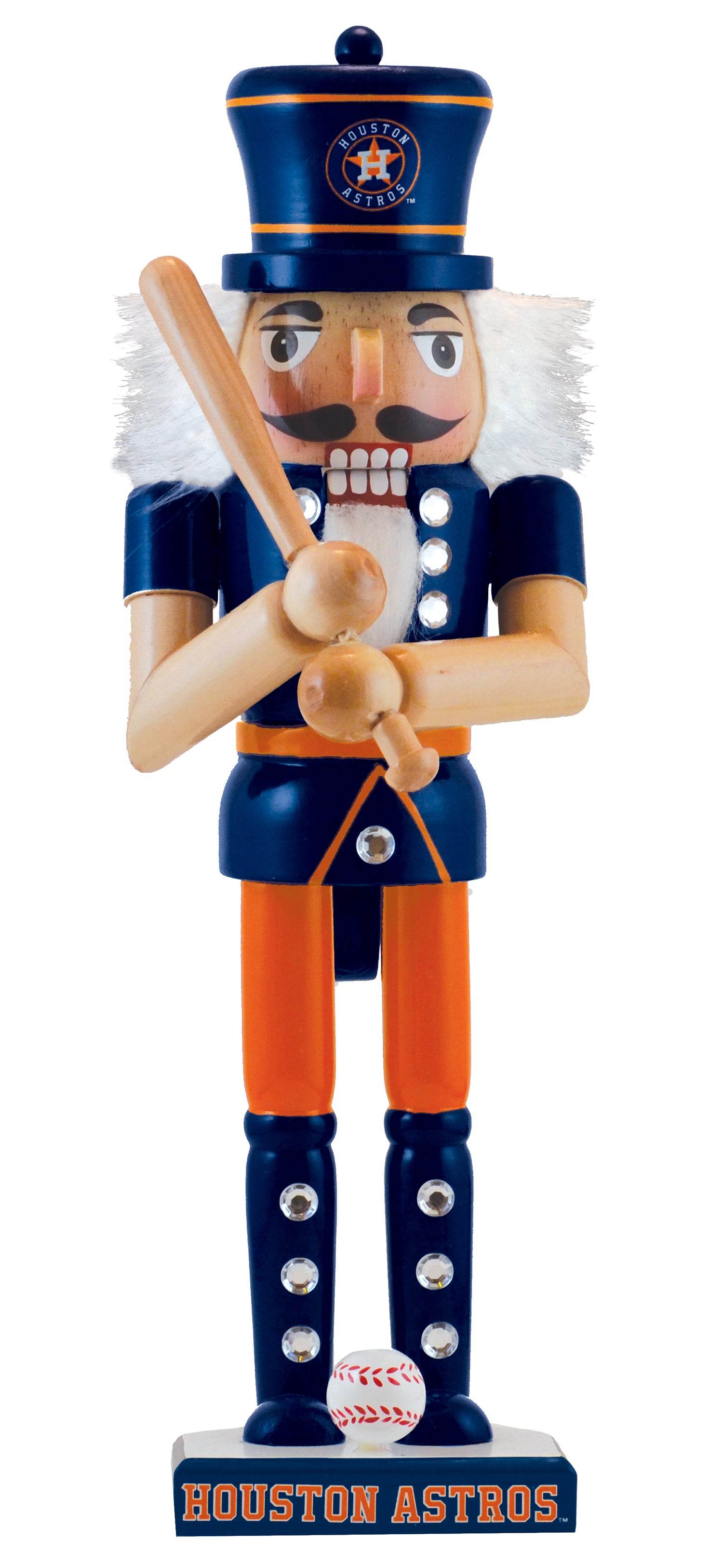 Houston Astros Nutcracker Handcrafted 12 Inch Decor - ToylandEU