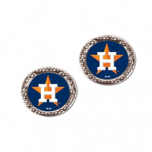 Houston Astros Post Style Earrings Officially Licensed MLB - ToylandEU