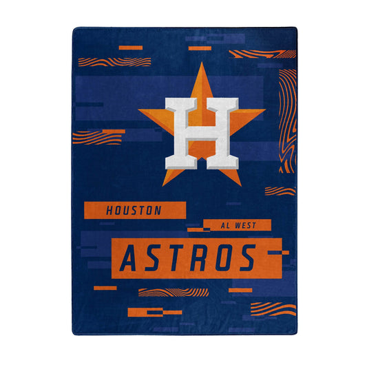 Houston Astros Raschel Throw Blanket Digitize Design - ToylandEU