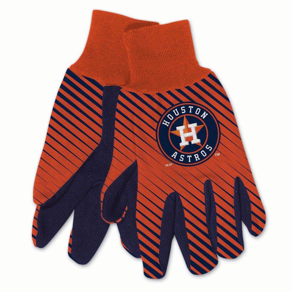 Houston Astros Two Tone Gloves For Adults With Cotton Twill - ToylandEU