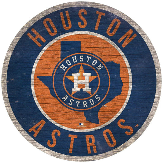  Houston Astros Wood Round Sign 12 Inch State Design -  ToylandEU™